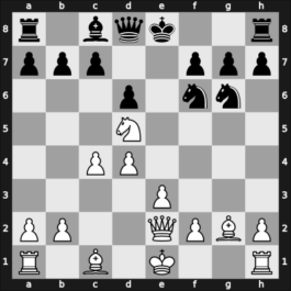 1963 Leningrad ch-URS – Round 1 – Taimanov, Mark E – 1/2-1/2 – Zakharov, Alexander V – G8