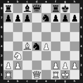 1963 Leningrad ch-URS – Round 1 – Taimanov, Mark E – 1/2-1/2 – Polugaevsky, Lev – G23