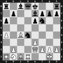 1963 Leningrad ch-URS – Round 1 – Bondarevsky, Igor – 1/2-1/2 – Spassky, Boris Vasily – G25