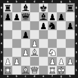 1963 Leningrad ch-URS – Round 1 – Bondarevsky, Igor – 1-0 – Novopashin, Arkady – G32