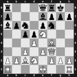 1963 Leningrad ch-URS – Round 1 – Bronstein, David I – 1-0 – Taimanov, Mark E – G57