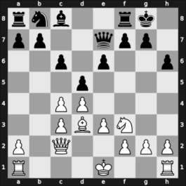 1963 Leningrad ch-URS – Round ? – Geller, Efim P – 1/2-1/2 – Klovans, Janis – G145