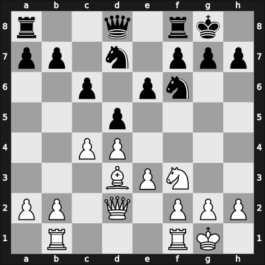 1963 Leningrad ch-URS – Round ? – Taimanov, Mark E – 1-0 – Averbakh, Yuri L – G149