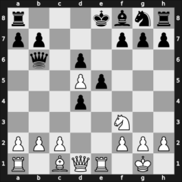 1963 Leningrad ch-URS – Round ? – Kholmov, Ratmir D – 1/2-1/2 – Korchnoi, Viktor – G154