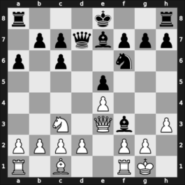 1963 Leningrad ch-URS – Round ? – Kholmov, Ratmir D – 1/2-1/2 – Averbakh, Yuri L – G162