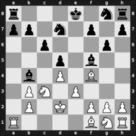 1963 Liberation – Round 1 – Cobo Arteaga, Eldis – 1/2-1/2 – Ciric, Dimitrije – G2