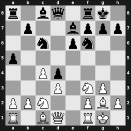 1963 Moscow – Round 1 – Botvinnik, Mikhail – 1-0 – Buslaev, Aleksander – G2