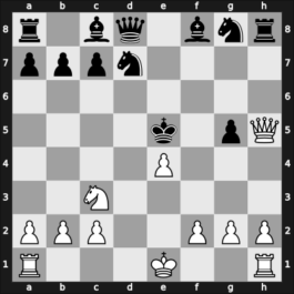 1963 Moscow – Round 1 – Vasiukov, Evgeni – 1-0 – Lebedev Soler, Andrei – G11