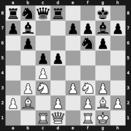 1963 Moscow RUS – Round 1 – Petrosian, Tigran A. – 0-1 – Korchnoi, Viktor – G1