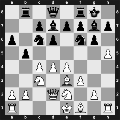 1963 Moscow RUS – Round 1 – Polugaevsky, Lev – 1/2-1/2 – Gurgenidze, Aleksandra – G4