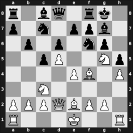 1963 Moscow RUS – Round 15 – Gusev, Yuri S – 1-0 – Zakharov, Igor N – G14