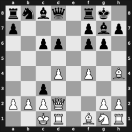 1963 Moscow RUS – Round ? – Nikitin, Aleksander S – 0-1 – Liberzon, Vladimir M – G39