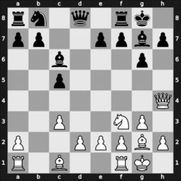 1963 New York ch-USA – Round 3 – Addison, Wiliam G – 1/2-1/2 – Benko, Pal – G14