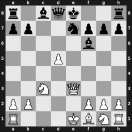 1963 New York ch-USA – Round 3 – Evans, Larry – 1-0 – Bisguier, Arthur B – G17