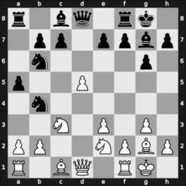 1963 New York ch-USA – Round 11 – Steinmeyer, Robert – 0-1 – Reshevsky, Samuel – G43