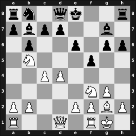 1963 Nt Helmbrechts GER – Round 6 – Kohl, Werner – 1/2-1/2 – Clemens, Christian, Dr. – G24