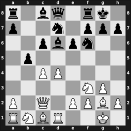 1963 Nt Helmbrechts GER – Round 7 – Clemens, Christian, Dr. – 1/2-1/2 – Ostermeyer, Peter, Dr. – G27