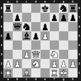 1963 Nt Helmbrechts GER – Round 13 – Pfleger, Helmut, Dr. – 1/2-1/2 – Besser, Hans – G53