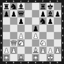 1963 Odense – Round 1 – Blom, Kaj – 1/2-1/2 – Brinck-Claussen, Bjorn – G7