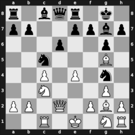 1963 POL Ch 20th – Round 7 – Sliwa, Bogdan – 0-1 – Bednarski, Jacek B – G39