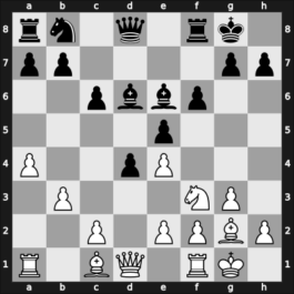 1963 POL Ch 20th – Round 14 – Tarnowski, Alfred – 1/2-1/2 – Bednarski, Jacek B – G86