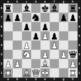 1963 Pan American Ch – Round 12 – Cadena Munoz, Juan Jose – 1/2-1/2 – Estrada Degrandi, Walter – G49