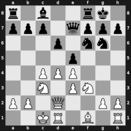 1963 Paris – Round 5 – Molnar, Francois – 1/2-1/2 – Boutteville, Cesar – G5