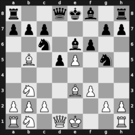 1963 Paris – Round 7 – Molnar, Francois – 1/2-1/2 – Puig, Pedro – G8
