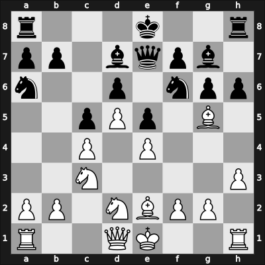 1963 Piatigorsky Cup – Round 1 – Najdorf, Miguel – 1-0 – Panno, Oscar – G1