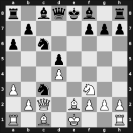 1963 Piatigorsky Cup – Round 9 – Reshevsky, Samuel – 1/2-1/2 – Panno, Oscar – G18