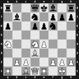 1963 Piatigorsky Cup 1st – Round 5 – Keres, Paul Petrovich – 1/2-1/2 – Najdorf, Miguel – G7