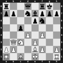 1963 Piatigorsky Cup 1st – Round 7 – Panno, Oscar – 1/2-1/2 – Olafsson, Fridrik – G8