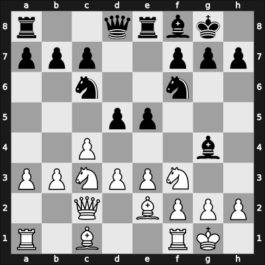 1963 Piatigorsky Cup 1st – Round 8 – Petrosian, Tigran V – 1/2-1/2 – Keres, Paul Petrovich – G10