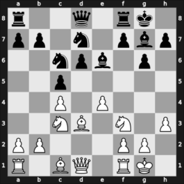 1963 Rubinstein Memorial – Round 9 – Fronczek, Heinrich – 0-1 – Matulovic, Milan – G57
