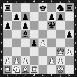 1963 Rubinstein Memorial – Round 9 – Barendregt, Johan – 1/2-1/2 – Kluger, Gyula – G61