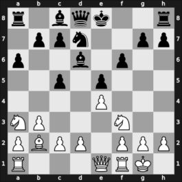 1963 Rubinstein Memorial – Round 9 – Fichtl, Jiri – 1/2-1/2 – Padevsky, Nikola – G62