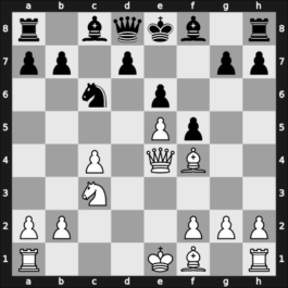 1963 Rubinstein Memorial – Round 12 – Kluger, Gyula – 1-0 – Gunsberger, Alexander – G77