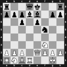 1963 Sarajevo – Round 3 – Ivkov, Borislav – 1/2-1/2 – Trifunovic, Petar – G21