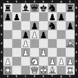 1963 Sarajevo – Round 4 – Simagin, Vladimir – 1/2-1/2 – Ivkov, Borislav – G24