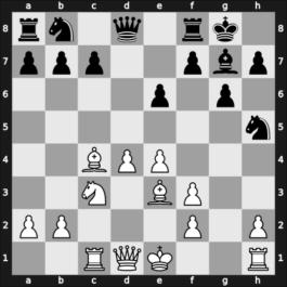 1963 Sarajevo – Round 7 – Portisch, Lajos – 1-0 – Simagin, Vladimir – G39