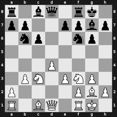 1963 Sarajevo – Round 11 – Gligorić, Svetozar – 1/2-1/2 – Simagin, Vladimir – G63