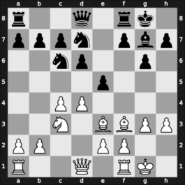 1963 Sochi – Round 1 – Bukic, Enver – 1/2-1/2 – Bobotsov, Milko G – G6