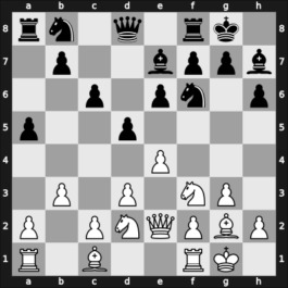 1963 Sochi – Round 4 – Kozma, Jeno – 0-1 – Smyslov, Vladimir – G32