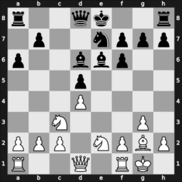 1963 Sochi – Round 10 – Smyslov, Vladimir – 1/2-1/2 – Bobotsov, Milko G – G56