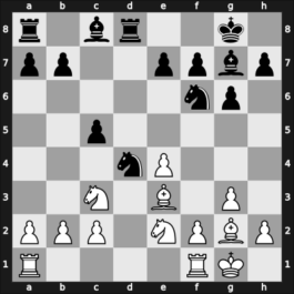 1963 Split ol women – Round 3 – Perevoznic, Margareta – 1/2-1/2 – Zatulovskaya, Tatiana – G7