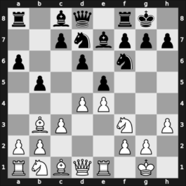 1963 Sverdlovsk – Round ? – Gufeld, Eduard – 1/2-1/2 – Kots, Yuri I – G14
