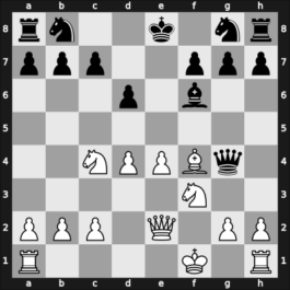 1963 Sweden – Round 8 – Dahl Schutt, Frederik – 1/2-1/2 – Ekenberg, Bengt – G12