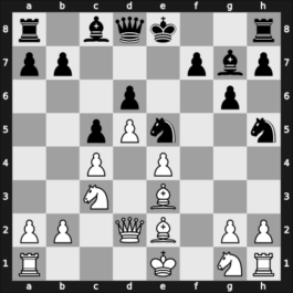 1963 Sweden – Round 1 – Fridh, Anton – 1/2-1/2 – Arnstam, Knut – G2