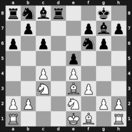 1963 UKR Ch – Round 1 – Kogan, Boris M – 1-0 – Tokarev, Aleksandr – G4