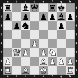 1963 UKR Ch – Round 3 – Kogan, Boris M – 1-0 – Bukhover, Alik – G16